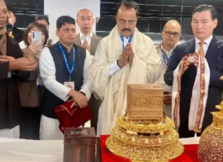 गौतम बुद्ध के पवित्र अवशेष दर्शनार्थ से आएगी भारत-रूस के रिश्तों में गहराई, एलिस्ता शहर में निर्माणाधीन भगवान बुद्ध पार्क को देखा